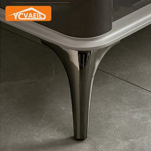 Metal Bacaklar Mobilya Siyah Altın Gümüş Sehpa Ayakları Banyo Dolabı Şifonlu Yatak Sofa Yedek Bacaklar 12/15cm