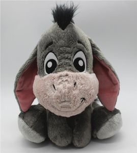 1Piece 28cm Cartoon Grey Eeyore Esel mit Tier weiche Plüschspielzeug Puppe Geburtstag Kinder Gril Freund Geschenke Eeyore Stofftier Y1321296