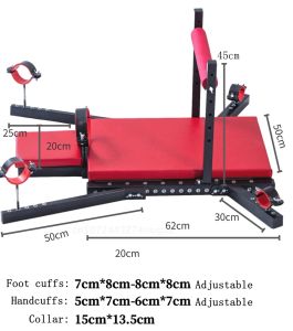 BDSM краб -форма расщепленная нога Кровать диван диван секс -машины рабство сдержанного сдержанного разбрасывателя.