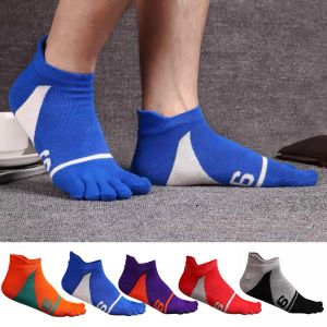 Çoraplar 5 Çift Erkekler Pamuk FiveFinger Spor Çorapları Kadın Terabsorban Nefes Alabilir Ayak Ayak Toe Çorap Koşuyor Yürüyüş Açık Çorap