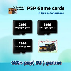 PSP Game TF Card для Anbernic RG351V Language USA Europe Japan France Germany Италия, Корея Испания Китай 3200+ Классик RG405M