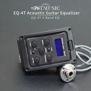 Cables EQ4T 4 Bant Akustik Gitar Preamp Ele Gitar EQ Ekolayzer Akustik Guar Preamp Preamp EQ Pickup Tuner