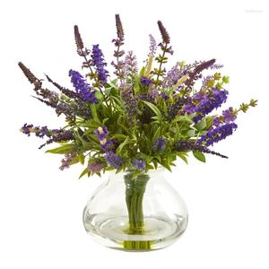 Декоративные цветы искусственные цветочные композиции в вазе пурпурный белый вязаный вязаный эвкалипт гирлянды Букет для невесты