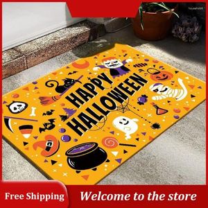 Carpets Halloween Floor Floor resistente a desgaste 40 60cm/50 80cm Carpet Fácil de limpar 12 opções de banho não deslizante macio e confortável