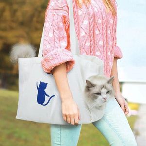 Кошачьи перевозчики Pet Sling Sling Bupt Dog Bag Сумка с регулируемым ремнем и карманной плечевой площадкой для наружного трав S8K6