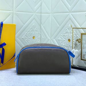 Toilettenwaschbeutel Kosmetikbeutel Reißverschluss Brieftasche Designer Frauen Make -up Bag Clutch Beutel Schönheit Make -up -Hülle Leinwand Leinwand Material Gold Metall Metall Teile Totes Make -up -Tasche