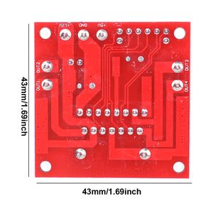 L298N Stepper Motor Ontwikkeling Board High Power Stepper Motor DC Intelligente Auto Robot Dual H-Brug 5V Voor Climme Auto Robot