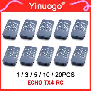 Keychains Echo TX4 RC 433 MHz 6100334 Garagentor Fernsteuerungstor Opener Handheld -Sender Keychain Rolling Code