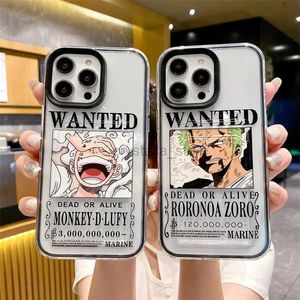 Comics Kahramanlar Anime One Piece Luffy Gear 5 Roronoa Zoro iPhone 15 14 13 12 Pro Max Plus Silikon Koruyucu Kapak Funda 240413