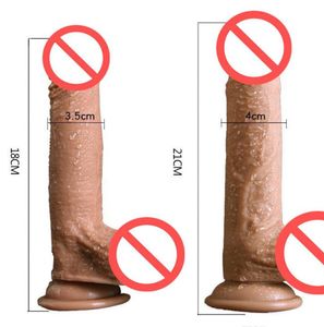 Автоматические свинг для взрослых секс -игрушки для женщин Новая кожа чувствует реалистичный пенис Супер огромный большой дилдо с всасывающими чашками секс -игрушки для WOMA1277467