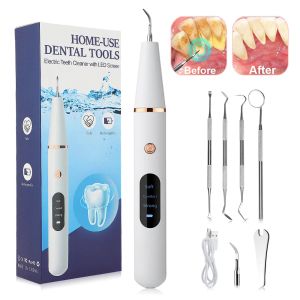 Cleaner Ultrasonic dentali Scaler denti elettrici Elettrico Tartaro Remover Calcolo Placca Placca Strumento di sbiancare