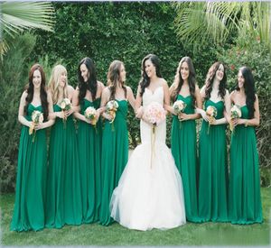Şifon güzel ucuz düğün konuklar elbiseler parti tatlım yeşil nedime elbiseler zarif bir çizgi kulübesi elbiseler artı siz7253279