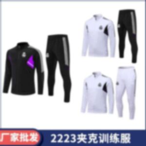 22-23 King M Jacket Sleeve Football Adult Childrens Outfit Training Hemd Lange Hosen große männliche Fans