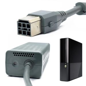 Xbox 360 Yağ Konsolu AC Adaptör Güç Kaynağı Kablosu Kablosu Xbox 360 Şarj Şarj Converter Duvar Şarj Cihazı Seyahat Ücreti