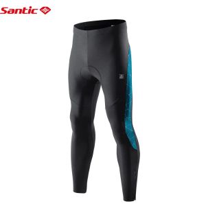 Брюки Santic Men Winter Cycling Pants теплые велосипедные колготки с мягкими велосипедными леггинсами велосипедные брюки с ветропроницаемыми