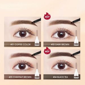 2024 Kaş Tonu Makyaj Su Geçirmez Kaş Pomad Jel ESKANSER Kozmetik Göz Makyajı Göz Kaş Kremi Kaş Tonu için Fırça Professional