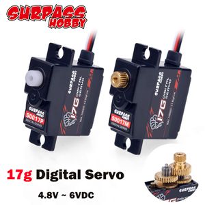 Supprass Hobby 17G Digital RC Car Mini Servo Пластическая металлическая передача 4,8 В ~ 6 В.