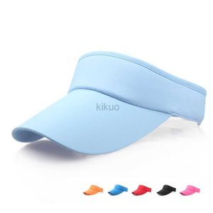 Visorlar geniş ağzına kadar kötü şapka kova sıcak satış erkekler kadınlar yaz katı vizör güneş düz şapka rahat Ajustable boş üst unisex güneş koruyucu kapak serin casquette en düşük fiyat 240413