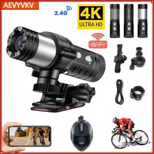 Kameralar 4K Full HD WiFi Taşınabilir Kamera Su Geçirmez ve Sarsamak Anti Spor Kameraları Bisiklet Motosiklet Kask Kameran Kamera