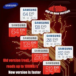 Kartlar Samsung EVO+ Micro SD 32G SDHC 80MB/S Sınıf Class10 Bellek Kartı C10 UHSI TF/SD KARTLAR Trans Flash SDXC 64GB 128GB