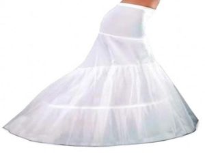 Beyaz Fildişi 1 Hoop Tül Denizkızı Petticoat Slip Düğün Gelin Elbisesi için Petticoat Sligent Lady Bayan Avukat Krinoline Tam Formal Par6178692