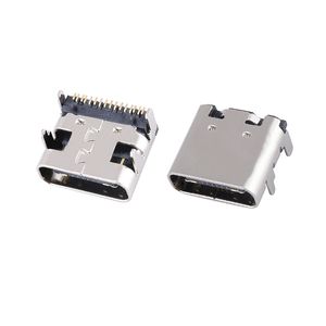 20шт/лот 16 -контактный разъем SMT -разъема Micro USB Тип C 3.1 Расположение SMD SMD DIP для проектирования печатных плат DIY Высокая зарядка тока.