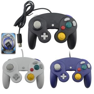 N GC için Gamepads Gamepad One Button Wii Konsolu için GC için GameCube için 8MB Bellek Kartı ile Kablolu Oyun Denetleyicisi