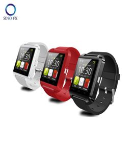 U8 Smartwatch Orijinal Bluetooth Smart Watch Android Phone Samsung iPhone uzaktan kumandası için havalı spor izleme PO2135690