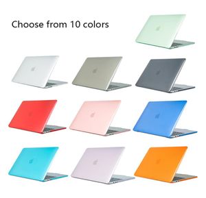 MacBook Air Pro 11 12 13 14 15 15 16 inç Kılıf Mat Frost Sert Ön Tam Vücut Dizüstü bilgisayar Kılıfları Kabuk Kapağı A2442 A2485 A1365198108