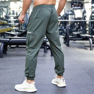 Pantolon yaz hızlı kuru nefes alabilen erkekler pantolon tırmanma basketbol eğitim pantolon jogging fitness spor salonu spor pantolon