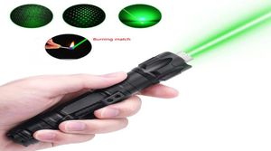 Super Laser Pointer 009 High Power Laser Laser Pen 532NM Green Light USB Заряд Visible Beam мощный 10000 м лазер -ручка для кошки Toy3577233