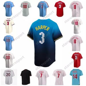 Phillies City Connect Harper Jersey Kyle Schwarber Trea Turner J. T. Realmuto Alec Bohm Bryson Stott Rhys Hoskins Aaron Nola Brandon Marsh Zack Wheeler Mike Schmidt