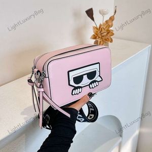 Горячая мода Карл Лагерфилд Плековые сумки Корейская креативная розовая сумка с кросс куди