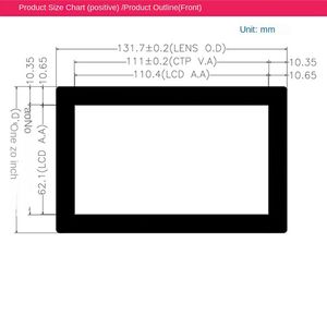 Дисплей 4b/3b 5 -дюймовый IPS HD -совместимый емкостный сенсорный экран аксессуары с деталями для Raspberry Pi Orange Pi Screen