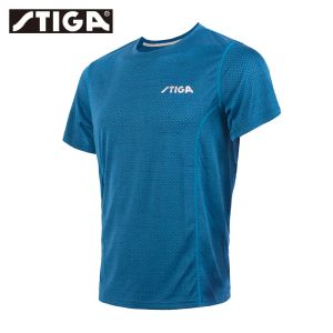 Formalar Yeni Varış Stiga Masa Tenis Giysileri Spor Giyim Hızlı Kuru Kısa Kollu Erkekler Ping Pong Gömlek Badminton Spor Jerseys