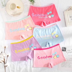 Pantolon Sıcak Satış Külotu Genç Kızlar İç çamaşırı Ücretsiz Nakliye Yeni Gençler Kiraz Kısa Boksörler Panties Pantolonun Güvenliği 6pc/Lot S4X