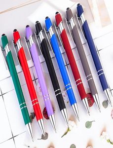 8pcslot Promosyon Beyin Pen 2'de 1 Stylus Çizim Tablet Pens Kapasitif Ekran Dokunma Okulu Ofis Yazma Kırtasiye19990284