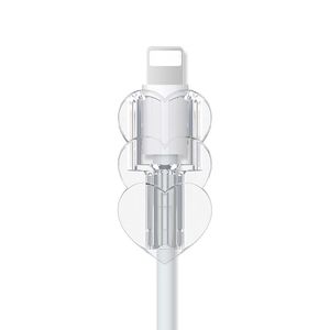 Прозрачные рукава защиты кабеля для iPhone 14 13 12 Pro Max Samsung xiaomi Зарядка кабель шнур прозрачные защитники зажимы