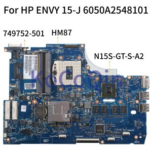 Материнская плата Kocoqin Motherboard for HP Envy 15J 15TJ HM87 N15SGTSA2 МАНИКА 749752001 749752501 6050A2548101