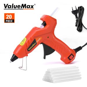 Gun Valuemax 30W Eu Hot Melt Glue Gun с 20 % 7 -миллиметровой клейкой палочки нагревание дома Diy ремонтный ремонт комплект для ремонта