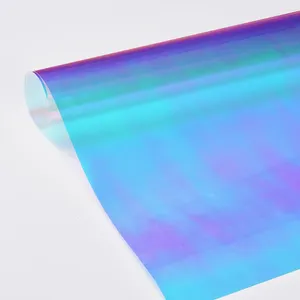 Fensteraufkleber Blau Chameleon 58%VLT Glassfilm Irisierende Klare Tönungstattachter Folien für Dekorationskunst Crafts 50x300 cm