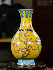 Вазы Huangdi Four Seasons Flower Yu Hu Chun Jingdezhen Ceramic Vase Coremer