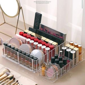 Shadow 8 Grids Cosmetic Box Organizer Организатор прозрачный акриловый ящик для хранения.