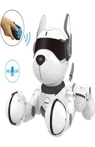 Умный разговор RC Robot Dog Walk Dance Interactive Pet Pupp Щенок Отдаленный голосовой контроль интеллектуальная игрушка для детей 2201074733430