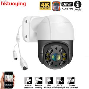 PTZ CAMERAS 4K 8MP5MP 2,5 POE PTZ Видео IP IP CCTVSurveillance Senies Camera System System Kit4x Digital Zoom Face Detectiooutdoor Водонепроницаемый C240412