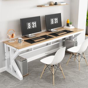 Moderno simples para o laptop de mesa simples mesa de computador duplo de computador caseiro de escritório retangular mesa de trabalho tabela de gamer tabela para pc mesa