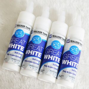 Walker Bant Peruk Tutkallı Büyük Beyaz Saç Yapışkan Yumuşak Bağ Yapıştırıcıları Polylace Sistemleri için Tutkal Dantel peruk için su geçirmez saç tutkal