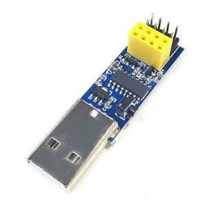 CH340C USB-ESP8266 Seri ESP-01 ESP-01S ESP01 ESP01S Kablosuz WiFi Arduino programcı adaptörü için geliştirilen kart modülü. Arduino ESP-01 adaptörü için