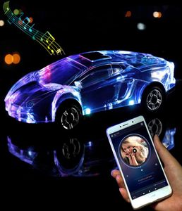 Беспроводная модель автомобилей Bluetooth Stereo Cars Shape Dinkers поддерживает USB Card Mp3 MP4 Музыкальный игрок басс KID Gifts для ПК смарт -телефоны6139217