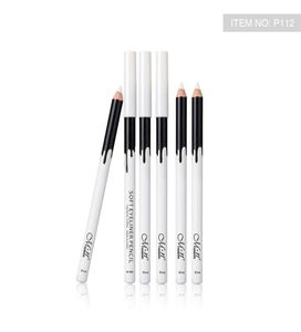 Menow P112 12 Parça Kutusu Makyaj İpeksi Ahşap Kozmetik Beyaz Yumuşak Eyeliner Kalem Makyaj Yükseklik Pencil